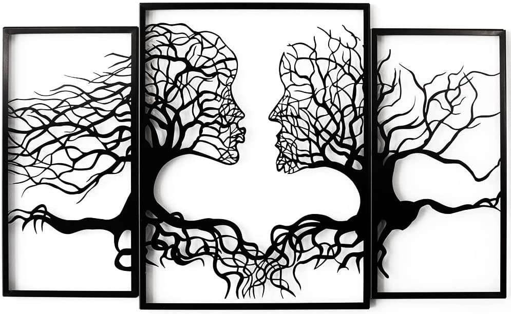 woman wall Art Tree of Life Metal